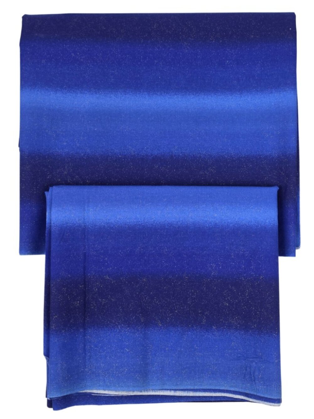 Fabric Traditions 6 Yards 100% Cotton Fabric Blue Ombre Stripes Glitter Sparkle